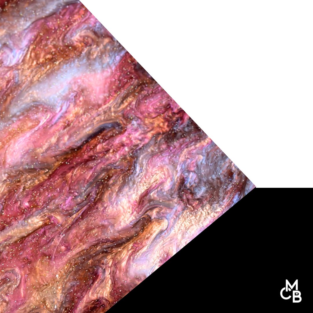 1/8" Royal Copper Marbled Glitter Cast Acrylic Sheets - Acrylic Sheets